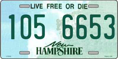 NH license plate 1056653