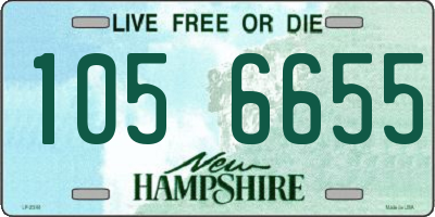 NH license plate 1056655