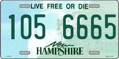 NH license plate 1056665