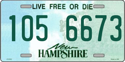 NH license plate 1056673