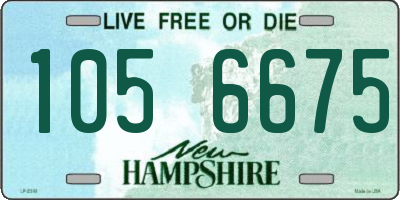 NH license plate 1056675