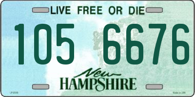 NH license plate 1056676