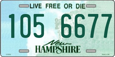 NH license plate 1056677