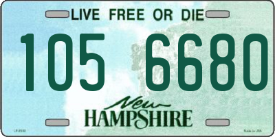 NH license plate 1056680