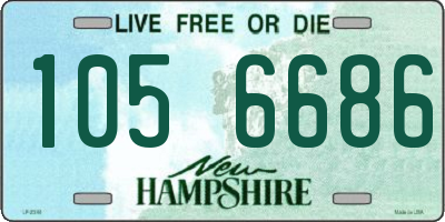NH license plate 1056686