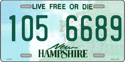 NH license plate 1056689
