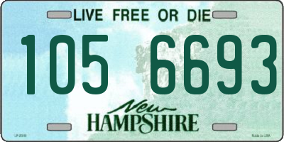 NH license plate 1056693