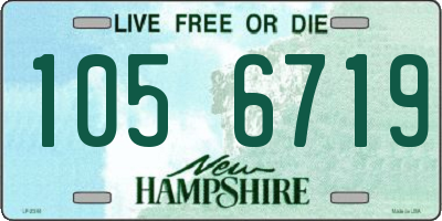 NH license plate 1056719