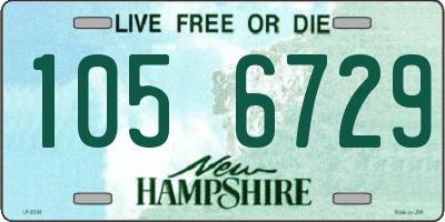 NH license plate 1056729