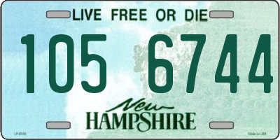 NH license plate 1056744