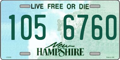 NH license plate 1056760