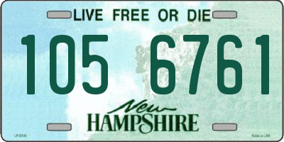 NH license plate 1056761