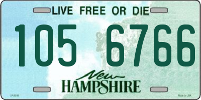 NH license plate 1056766