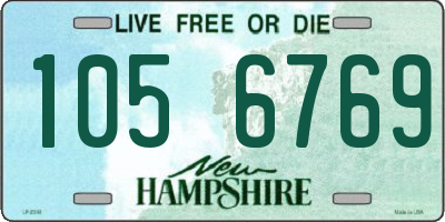 NH license plate 1056769