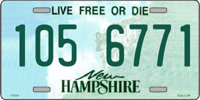 NH license plate 1056771