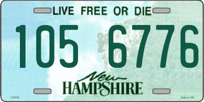 NH license plate 1056776