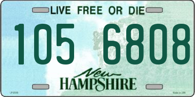 NH license plate 1056808