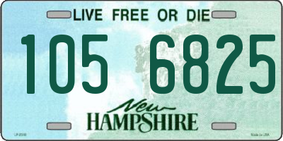 NH license plate 1056825