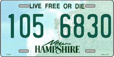 NH license plate 1056830