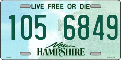 NH license plate 1056849
