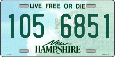 NH license plate 1056851