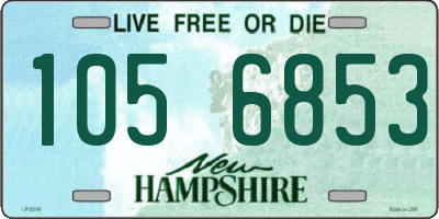 NH license plate 1056853