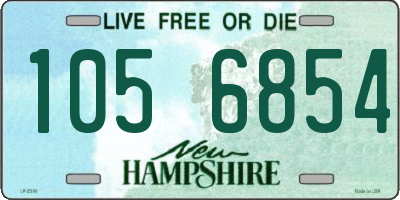 NH license plate 1056854