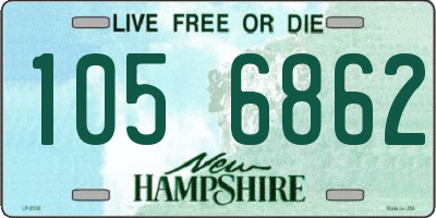 NH license plate 1056862