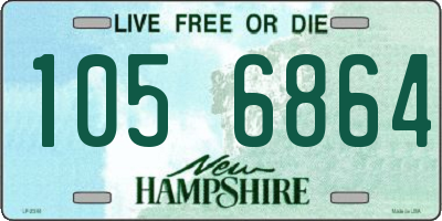 NH license plate 1056864