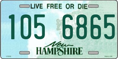NH license plate 1056865