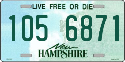 NH license plate 1056871