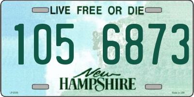 NH license plate 1056873