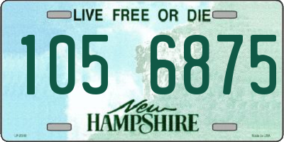 NH license plate 1056875