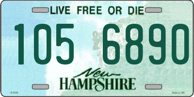 NH license plate 1056890