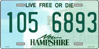 NH license plate 1056893