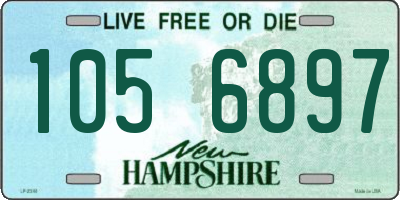 NH license plate 1056897