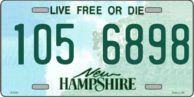 NH license plate 1056898