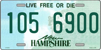NH license plate 1056900