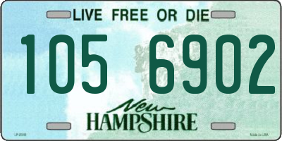 NH license plate 1056902
