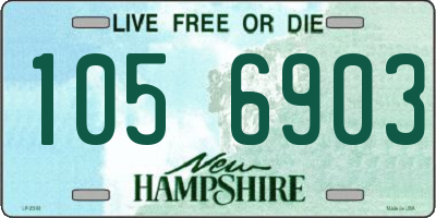 NH license plate 1056903