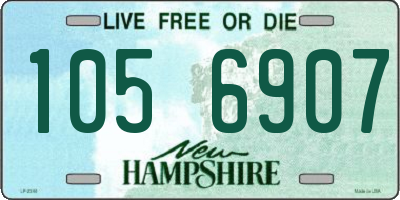 NH license plate 1056907
