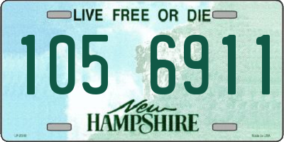 NH license plate 1056911