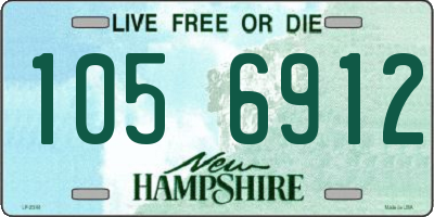 NH license plate 1056912