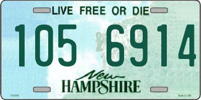 NH license plate 1056914