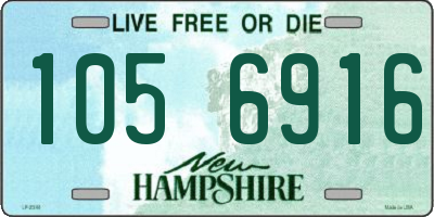 NH license plate 1056916