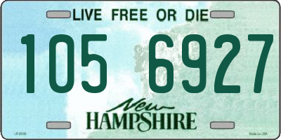NH license plate 1056927