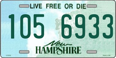 NH license plate 1056933