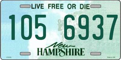 NH license plate 1056937