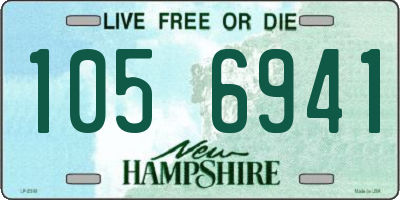 NH license plate 1056941