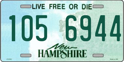 NH license plate 1056944